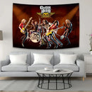 Aerosmith band tapestry red & yellow bedroom wall hanging by Decorbites