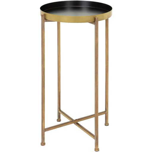 Klam Black End Table