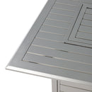 Aluminum 48-in Rectangular Propane Fire Table, Beads, Covers and Lid