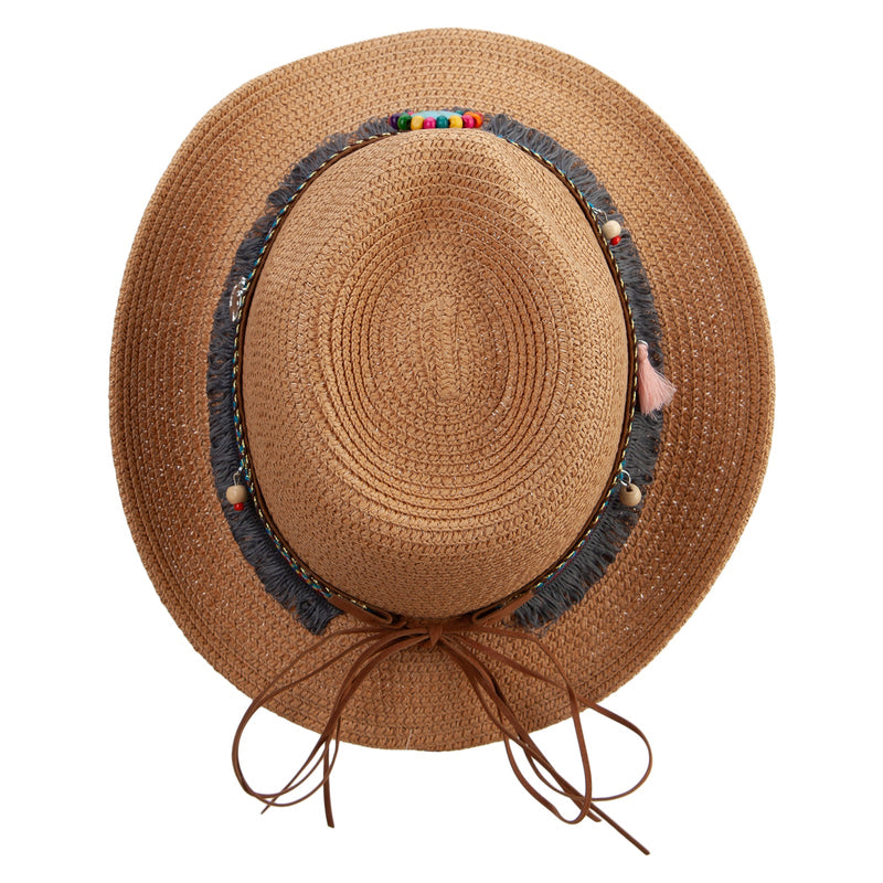 Kid's Cowboy Western Cut Fedora Hat