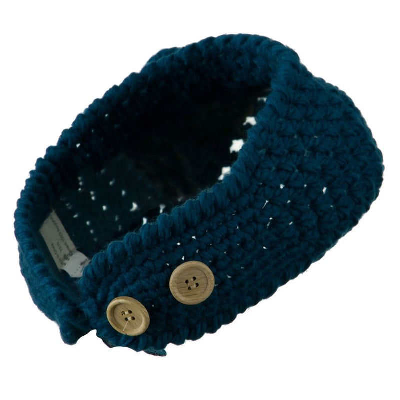 Ladies Acrylic Flower Accent Head Band