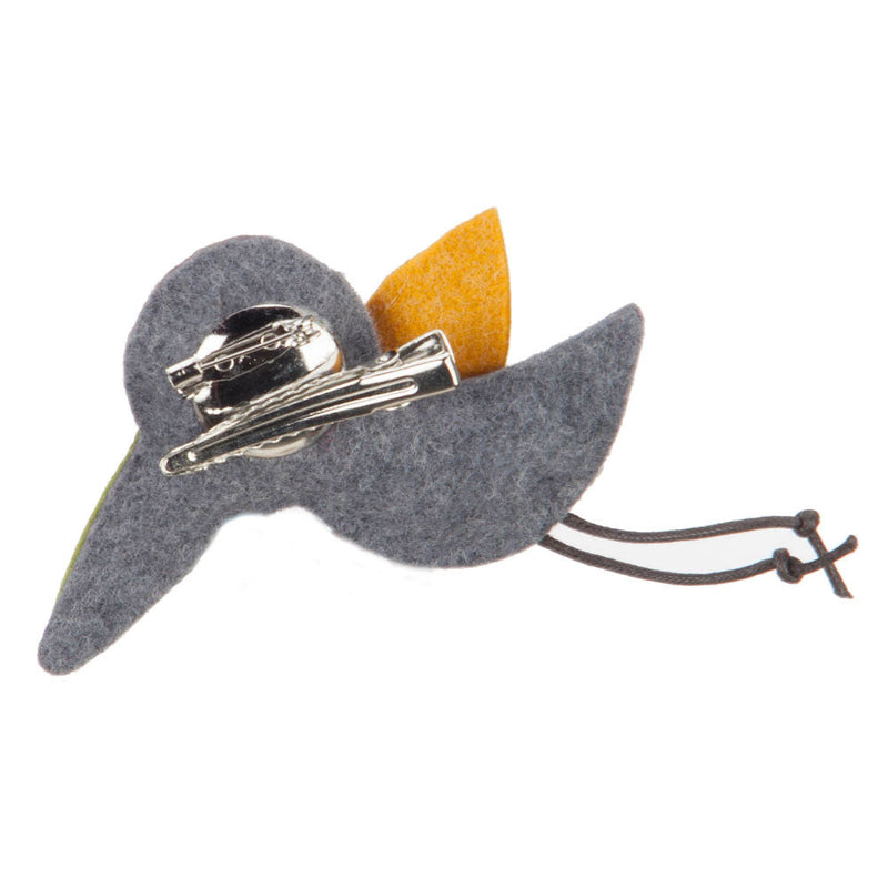 Animal Felt Pin and Hair Clip