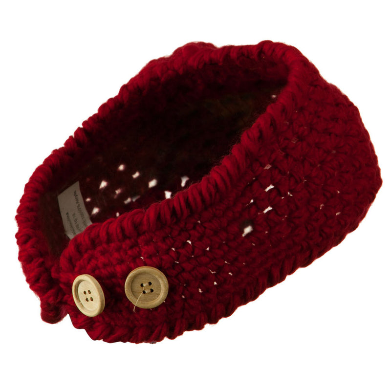 Ladies Acrylic Flower Accent Head Band