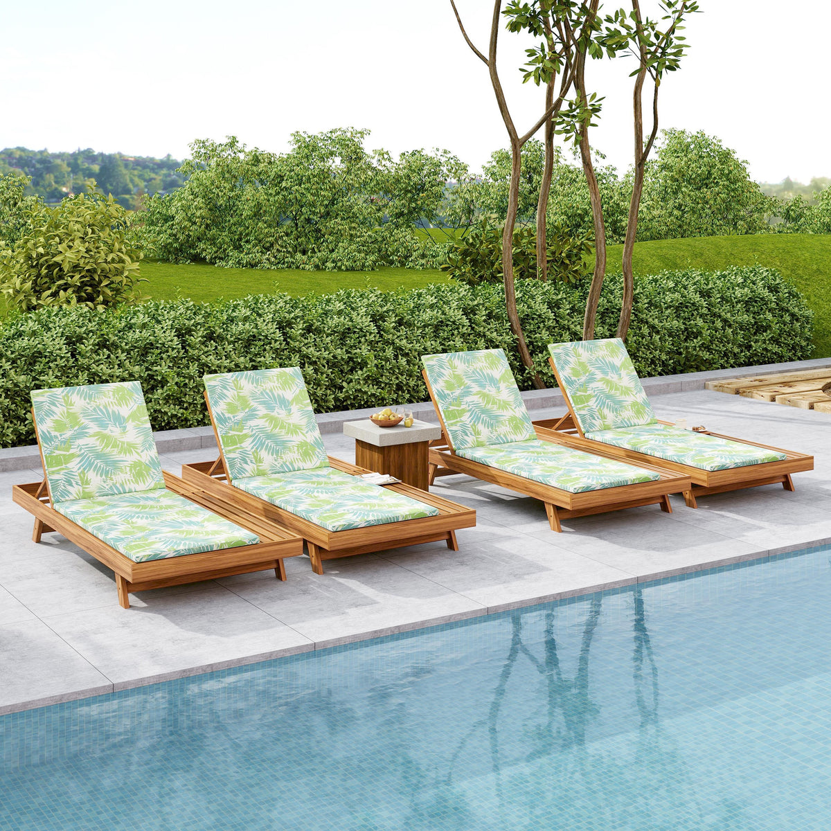 Lounge Chaise Set with Water-Resistant Cushions, photo 7 of 10