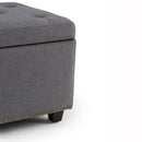 Hamilton - Upholstered Storage Ottoman by Unique Piece Furniture