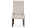 Bellamy - Upholstered Host Chair (Set of 2) - Peppercorn