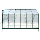 Polycarbonate house, Heavy Duty Outdoor Aluminum Walk-In House Kit With Rain Gutter, Vent And Door For Backyard Garden by HouseOfZazla