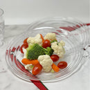 Designer Swirl Acrylic Dinner Plates (Set of 4) by HouseOfZazla