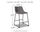 Centiar - Upholstered Barstool (Set of 2) by Unique Piece Furniture