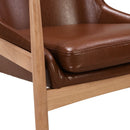 Mid-Century Modern Accent Armchair With High Back by HouseOfZazla