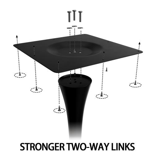Modern Black Round Table, photo 5 of 10