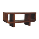 Orion - Curved Media Unit - Brown by HouseOfZazla