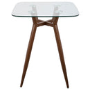Clara - Mid Century Modern Square Table by HouseOfZazla