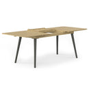 Beachside - Outdoor Extendable Dining Table - Light Teak by HouseOfZazla