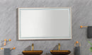 60x36 LED Lighted Bathroom Wall Mounted Mirror with High Lumen+Anti-Fog Separately Control