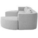 Boneless - Couch Modular Sectional Sofa With Deep Seating And Curved Design by HouseOfZazla