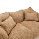 Comfortable Dual Beanbag Chair With High Resilience Foam Core For 2 People by HouseOfZazla