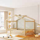 Bed House Bed Frame With Fence by HouseOfZazla