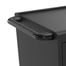 45 Bay Mobile School Charging Cart Station For Chromebook, Tablet And Laptop Computer With Power Strip Included - Black by HouseOfZazla