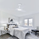 52 Inch ABS Blades Ceiling Fan with LED Light Kit by HouseOfZazla