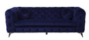 Atronia Blue Velvet Sofa by HouseOfZazla