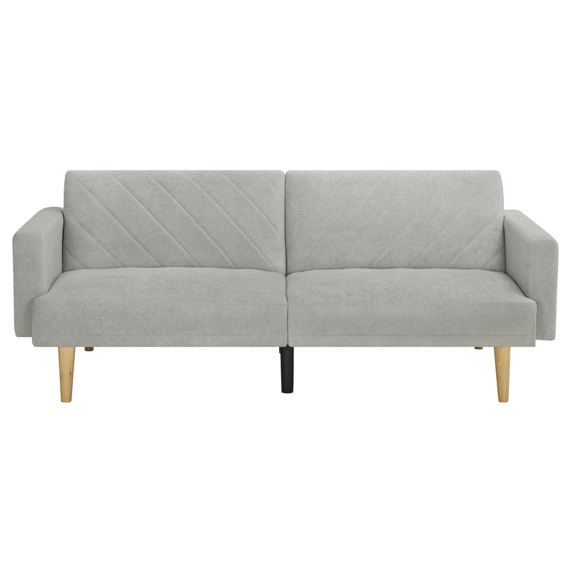 Walker Edison | Velvet Loveseat Futon Sofa Bed