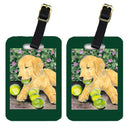 Golden Retriever Luggage Tag