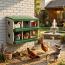 Outdoor Egg Laying Boxes, Metal Nesting Boxes, Chicken Nesting Boxes by HouseOfZazla