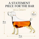 Dog Animal Wine & Whiskey Decanter - 500ml
