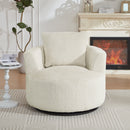 Compressible 360° Swivel Accent Chair