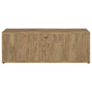 Noriega - 3 Piece TV Entertainment Center, Open & Concealed Storage - Wood by HouseOfZazla