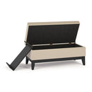 Oregon - Contemporary Storage Ottoman Bench With Tray by Unique Piece Furniture
