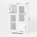 Modern Cabinet With Glass Doors And Drawer by HouseOfZazla