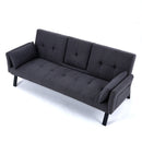 Sofa Bed With Foldable Design And Cup Holder