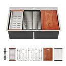 Topmount, Drop In Double Bowl Kitchen Sink