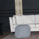Semi Rounded Pouf, Cable Knitted, Perfect Seating by HouseOfZazla