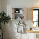 Wall Cabinet with Glass Door and Adjustable Shelves by HouseOfZazla