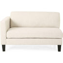 Comfy 3-Seat Sofa with Wooden Legs, Modern Style for Living Room and Study