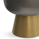 Anthony - Cast Aluminum Side Table - Bronze by HouseOfZazla