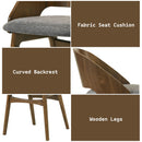 Delmon - Side Chair (Set of 2) - Dark Walnut by HouseOfZazla