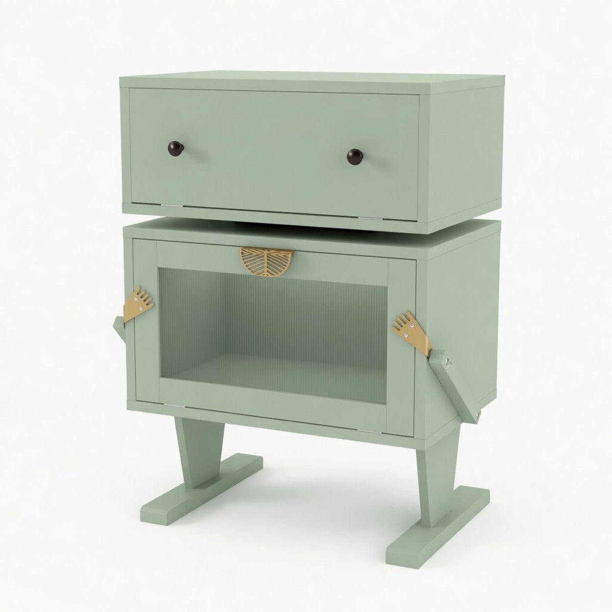 Robot LED Nightstand With 360° Rotating Drawer, photo 37 of 40