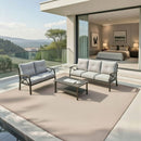 Patio Furniture Set with Coffee Table and Cushions for Backyard by HouseOfZazla