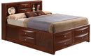 Modern Design Storage Bed With Bookcase Headboard by Unique Piece Furniture