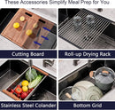 33 Gunmetal Undermount Kitchen Sink by HouseOfZazla