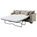 Storey Upholstered Sleeper Sectional Chaise Sofa Camel