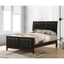 Full Panel Bed With Tufted Headboard Frame - Brown by HouseOfZazla