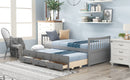 Twin Size Daybed With Trundle And Drawers by HouseOfZazla