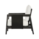 Outdoor Club Chair with Acacia Wood Frame by HouseOfZazla