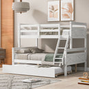 Bunk Bed With Ladder And Safety Guardrail by HouseOfZazla