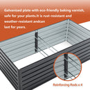 6x3x2 FT Metal Raised Garden Bed